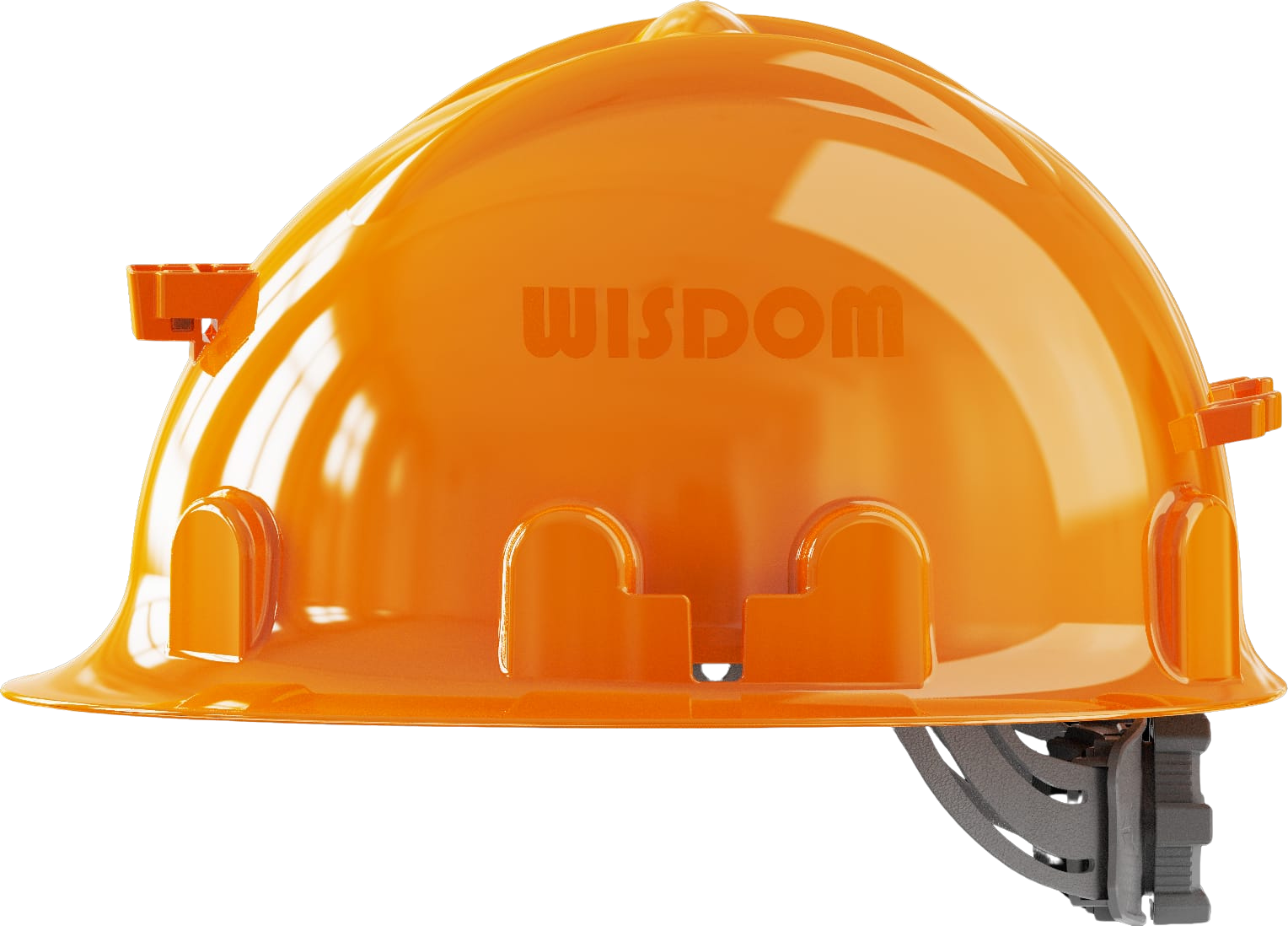 Casco Jockey Naranja WISDOM